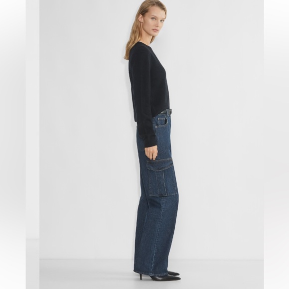 Denim Forum High Rise Cargo Jeans - Picture 3 of 4